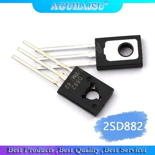 20PCS 2SD882 2SB772 TO-126 D882 B772 IC new 3A/40V NPN