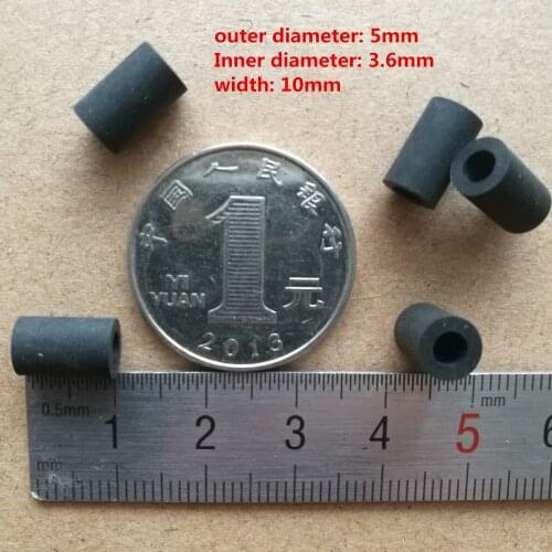 5pcs 5mmx3.6x10 Buffer rubber ring Shock absorption rubber pad Waterproof for cassette deck audio tape Stereo player