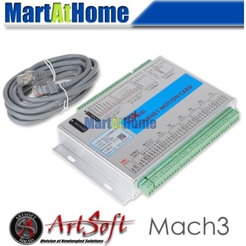 Ethernet 2MHz Mach3 CNC 6 Axis Motion Control Card Resume from Breakpoint for Lathes Mills Routers Lasers Plasma Engraver #SM779