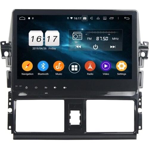CarPlay DSP Android 10 PX6 Car DVD GPS for Toyota Yaris Vios 2013 2014 2015 Stereo Radio GPS Bluetooth 5.0 WIFI Easy Connect