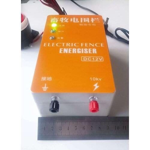 Electric Fence For Animals Fence Energizer Charger High Voltage Pulse Controller Poultry Farm Electric Fence Insulators New