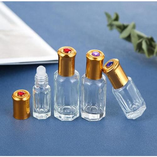 1pcs Lip Gloss Oil Roll On Bottle Portable Empty Perfume Refillable Roller Ball Makeup Container Tube Vials 3ml 6ml 9ml 12 Ml