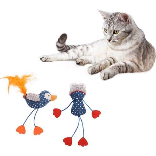 Pet Interactive Toy For Cats Dogs Puppy Playing Exercise Supplies Plush Animal Doll