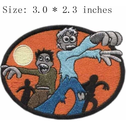 Panic 3.0"wide embroidery patch for dangling/decoration/felt