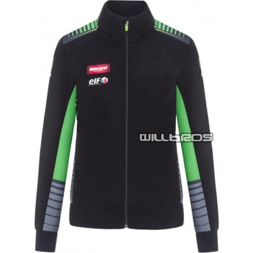 ATV Bike Riding Motocross Motorcycle Cotton Hoodie For Kawasaki Motorbike Riding Mens Sweater