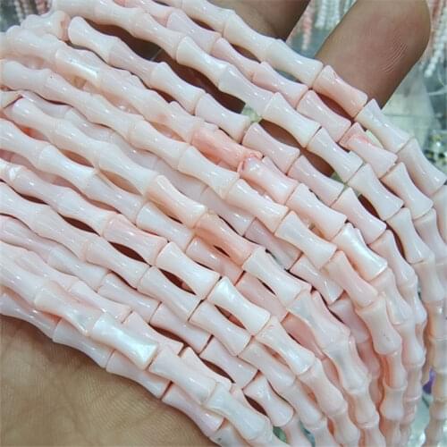 40pcs blue shell beads shell strings loose mother of pearl for women bracelets making accessories 4x9mm top beads wholesale JXI