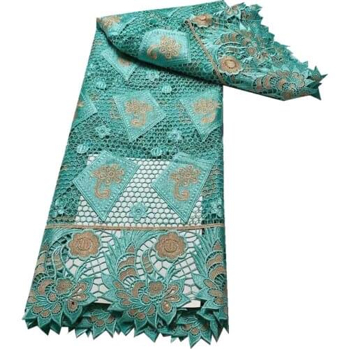 Nigerian Guipure Cord Lace Cord Cotton Latest African Cord High End Quality French Embroidery 2021 For Wedding Dress DF-160