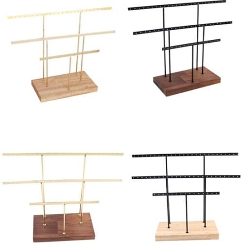 Hanging Jewelry Display Rack Tree Organizer Metal Rack for Holding Women Jewelries Earrings Rings Necklaces Ear Stud Pendant