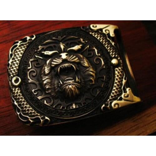 Handmade High-grade Brass Belt Buckle ｜ Mens Belt Head ｜ Belt Accessories