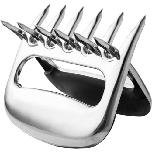 Pcs Stainless Steel Bear Claws Meat Shredder Strong Pulled Pork Shredder Claw Barbecue Fork BBQ Tool For Shredding Efficient