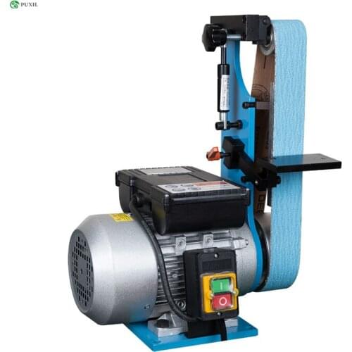 220V/380V Abrasive Belt Machine Vertical Sander Belt Grinder Polisher Woodworking Sanding Grinding Polishing Machine Sharpener
