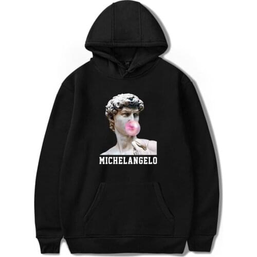 Hot Sale TJ Garment Michelangelo Hoodies Sweatshirt Sistina Ulzzang Art Hoodies Van Gogh Boys/girls Long Sleeve Pullovers Funny
