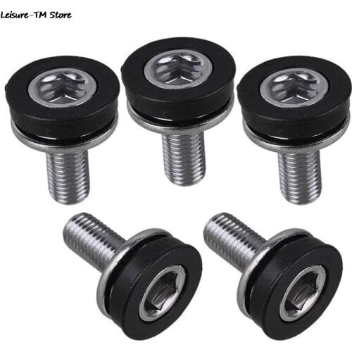 1PC Mountain Bike Crankset Bolts Bicycle Crankset Central Axis Bolts Aluminum Screws Nuts Crankset Bottom Bracket