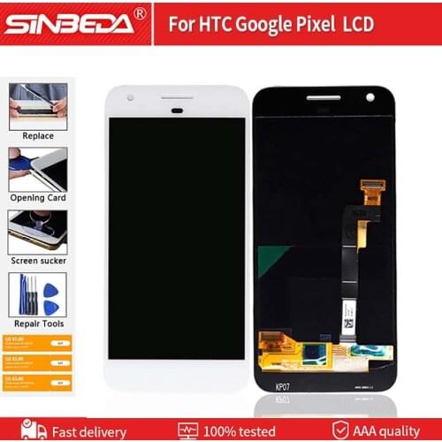 5.0" Amoled For Google Pixel 1St Generation Lcd Display Screen+Touch Glass Digitizer Assembly Replacement Parts for pixel lcd