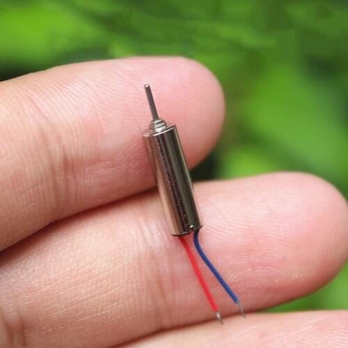 DC 3.7V 72000RPM 412 Coreless Motor High Speed Ultra-micro NdFeB Strong Magnetic Hollow Cup Motor DIY Toy Model Airplane 4*12mm