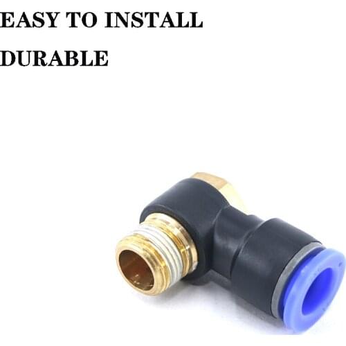 PH Quick Shot Coupler 1/8" 1/2 3/8 1/4 BSPT Pneumatic Pipe Air Hose Fitting Fitting Connector, 4MM, 6MM, 8MM, 10MM, 12MM