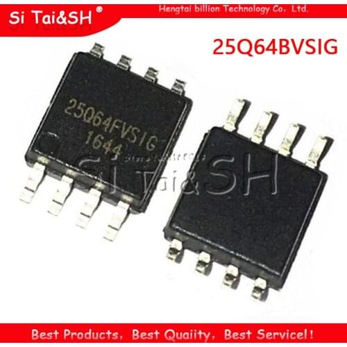 5piece 25Q64BVSIG 25Q64BVSSIG W25Q64BVSIG 25Q64 BVSIG sop-8 laptop chip new original