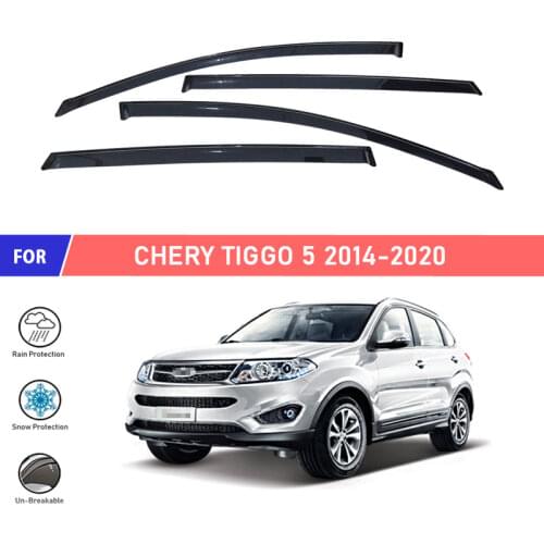 Window deflector for Chery Tiggo 5 2014- car window deflector wind guard vent sun rain visor cover car styling decor