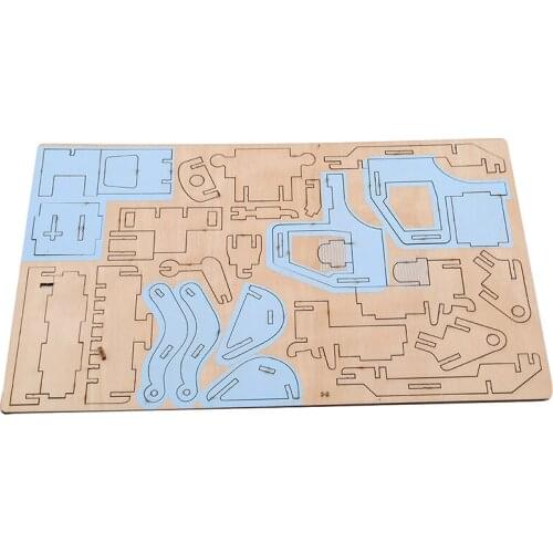 DIY 3D Wooden Car Truck Puzzle Children Game Natural Color Kids Toy Model Building Kits Educational Hobbies Gift