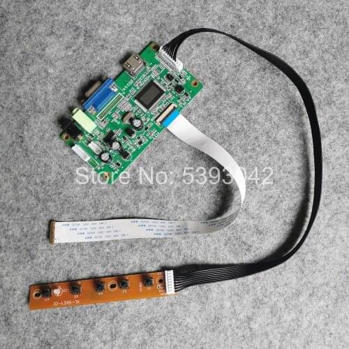 For LP156WHU-TPE1 LP156WHU-TPF1 EDP 30Pins WLED 1366*768 laptop LCD screen 15.6" VGA monitor controller drive board DIY kit