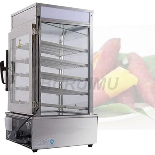 Electric Heating Rice Steamer Commercial Restaurant Canteen Automatic Steamed Stuffed Bun Dumpling Steamer Cabinet