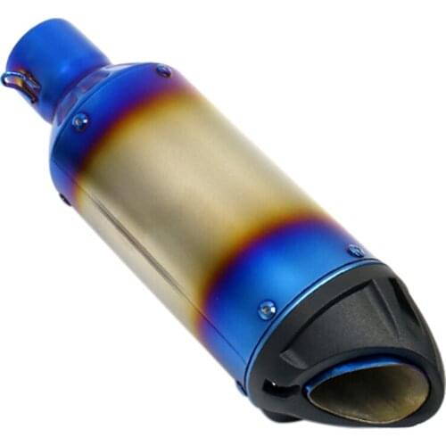 Motorcross Modified Exhaust Pipe 51mm Universal Motorcycle Stainless Steel Large Displacement Exhaust Pipe Muffler Escape Part