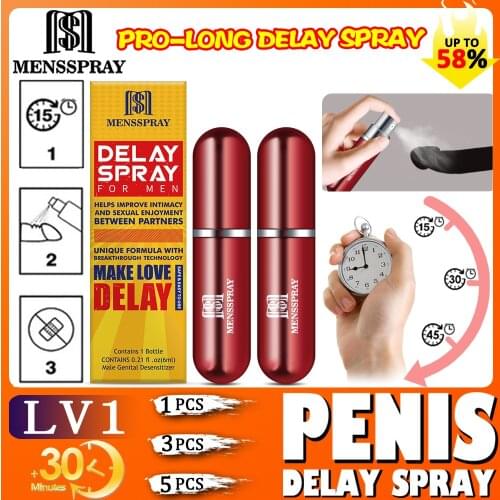 Powerful Delay Spray Product Essential for Men Penis Extender Prevent Premature Ejaculation Enlargement Erection Prolong 60 Min