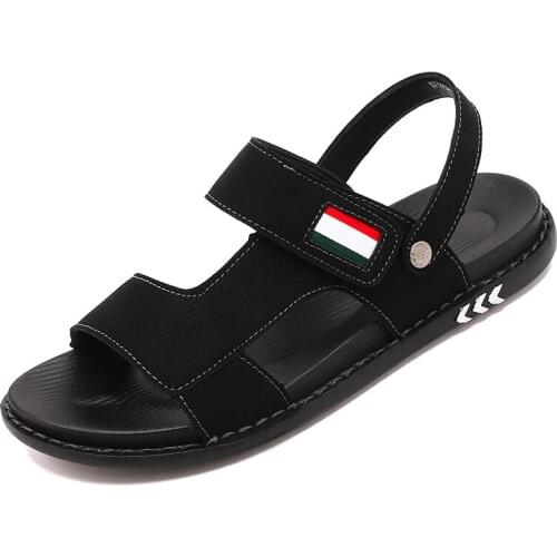 Outside Wearing Sandals Men 2019 Summer New Net Red Sandals Student Korean Version Of The Trend Of Casual Beach Shoes