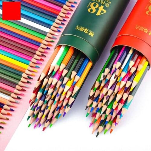 12/18/24/36/48 Colors Oil Color Pencil Set for drawing colouring colores coloring Colour colored pencils pack school kids