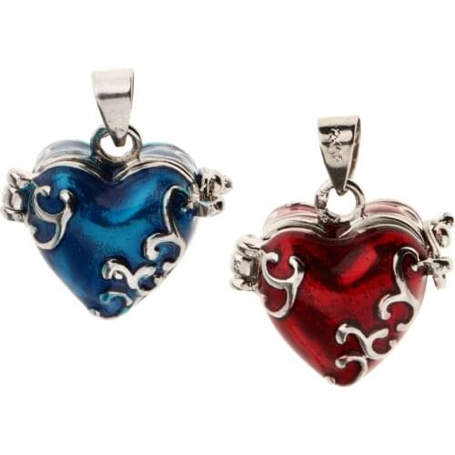 2pcs Hunam Pet Urn Ash Holder Memorial Keepsake Openable Pendant Jewelry