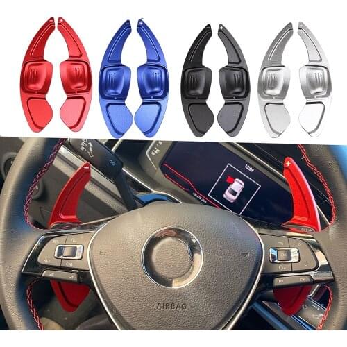 Car Paddle For Volkswagen Golf7.5 MK7 Golf8 MK8 VW POLO MK6 Touareg Car Steering Wheel Extension Shifter Aluminum DSG Gear Shift
