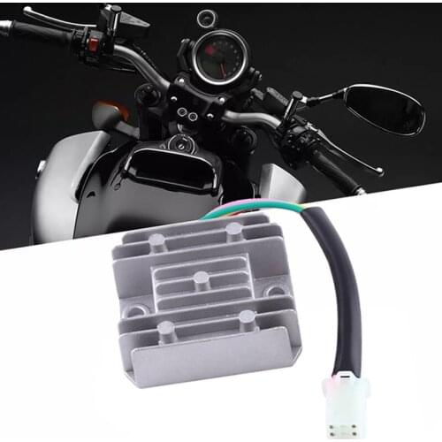 4 Wires 4 Pins 12 Voltage Regulator Rectifier Aluminium Alloy for 150-250CC Motorcycle Scooter Moped ATV Motocicleta Accessories