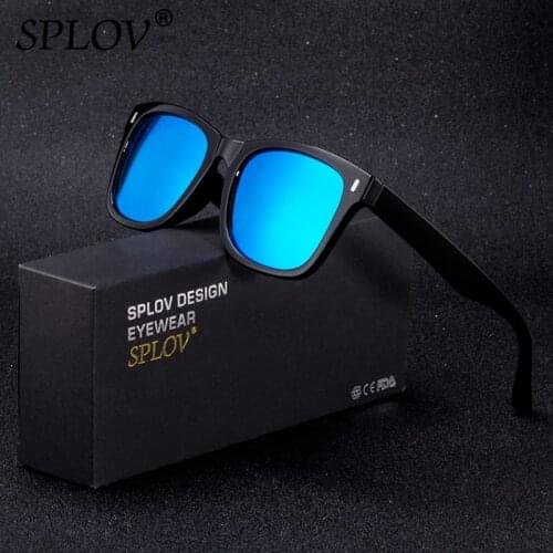 SPLOV Fashion Polarized Sunglasses Vintage Square Men Women Driving Sun Glasses Classic Eyewear Gafas De Sol UV400