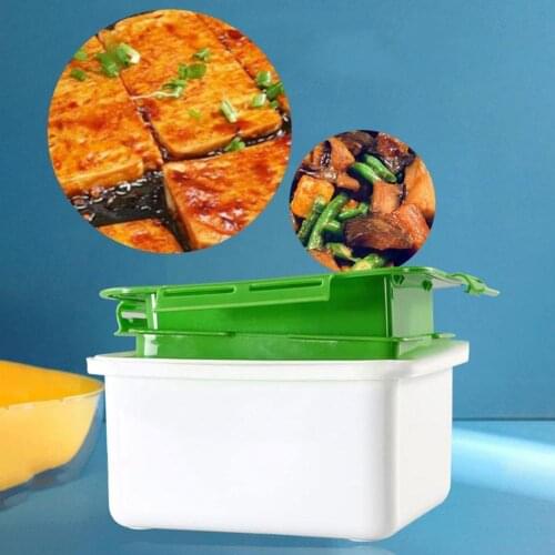 Tofu Press Tofu Creative 3-Layer Tofu Presser Built-in Drainer Removing Safe Water Kitchen Dishwasher Tool Set Cooking Gadg X9C6