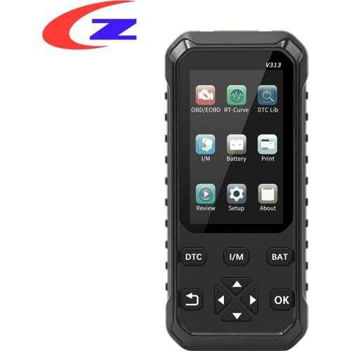 V313 OBD Code Reader Scan for 12V Car Battery Tester 2in1 OBD OBD2 Car Diagnostic Auto Test Tool ODB2 Car Code Reader PK ELM 327