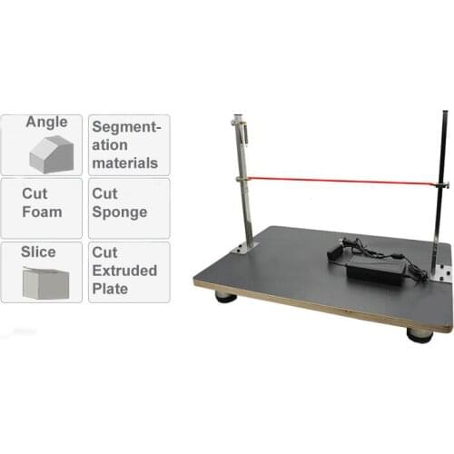110V/220V Transverse Foam Cutting Machine 38*58cm Hot Wire Foam Cutter Table Foam Slitting Machine Styrofoam Cutter Tool