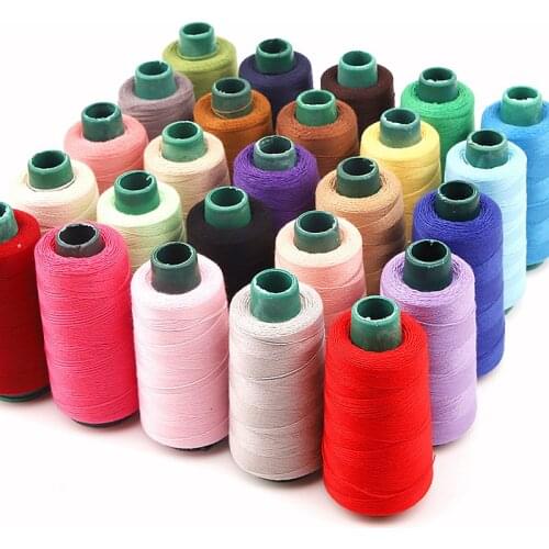 1300 yards/roll high speed polyester manual embroidery 20/3s sewing thread type For wear-resisting Special sewing machine wire