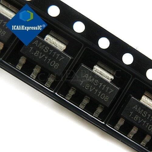 50PCS AMS1117-1.8 AMS1117 AMS1117-1.8V SOT223 SMD New original In Stock