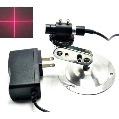 650nm 80mw Red Laser Cross Beam Module Photogravure / Sewing Machine Positioning 5V 12X55mm