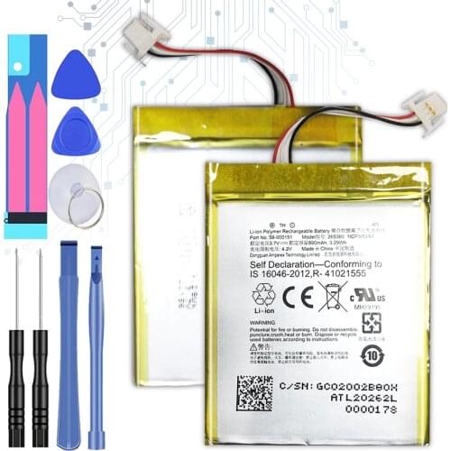 890mah Battery for Amazon Kindle 7 Kindle7 7th Gen6" E-Reader 265360 265360-03 58-000151 WP63GW 58-000083 +Tracking Number