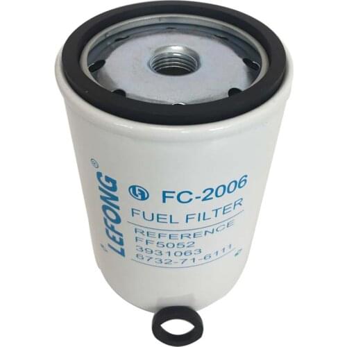 For 6732-71-6111 3903640 3931063 FF5052 P55044 Excavator Accessories Diesel Filter Filter Elment High Quality Accessories