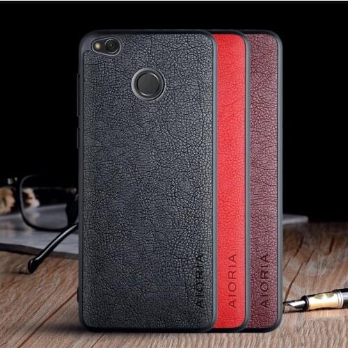 Case for Xiaomi Redmi 4X Global funda luxury Vintage Leather skin capa phone cover for xiaomi redmi 4x case coque