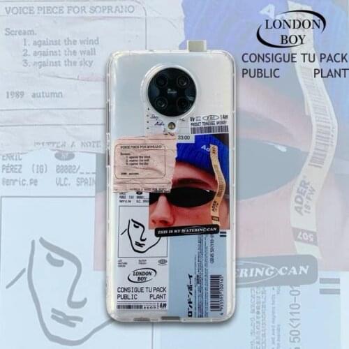 Stamp Label Barcode Phone Case For Huawei P40 Lite E Nova7i 3i 2i Honor9 10 20 Lite Y6 PRO Y6P P Smart plus Couples Bumper Cover