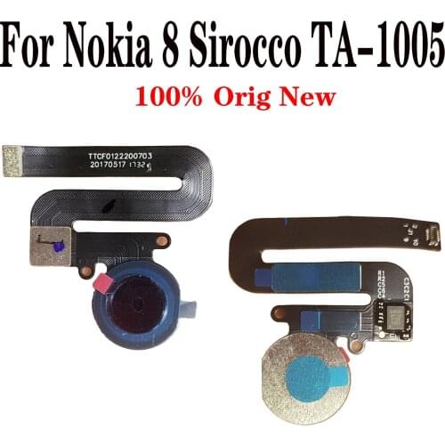 For Nokia 8 Sirocco 2018 TA-1005 New Home Fingerprint Button sensor Flex Cable