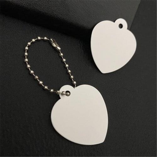 Manufacturer Double Sided Sublimation Aluminum Heart Shape Pet Tags Blank Personalized Dog ID Tag Blank for Sublimation