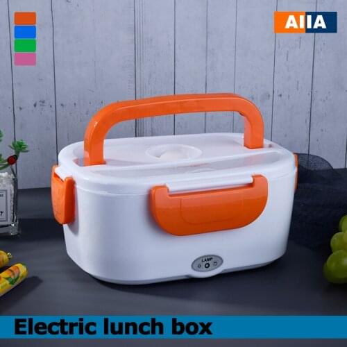 110V 220V 12V Electric Heating Lunch Box Car Office School Food Warmer Container Heater Bento Box Set Portable Rice Cookers