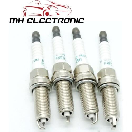 MH Electronic 4 pcs per lot 22401-JD01B FXE20HR11 Spark Plugs For Nissan Altima 3.5L Cube 1.8L NV200 Sentra 2.0L Versa 1.6L 1.8L