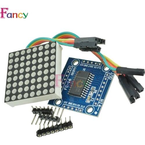 8*8 MAX7219 Dot Matrix Module Microcontroller Module Display Module MCU LED Display Control Module For Arduino 5V