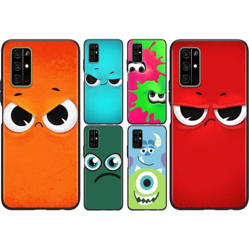 Cartoon Cute Expression For Huawei Honor 50 SE V30 View 20 V20 30i 30S 30 20S 20E 20i 20 Lite Pro Plus Soft Phone Case