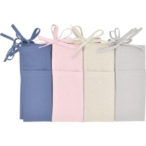 Baby Crib Organizer Bed Hanging Storage Bag For Baby Essentials Multi-Purpose Baby Bed Organizer Hanging Diaper Toys Tissue